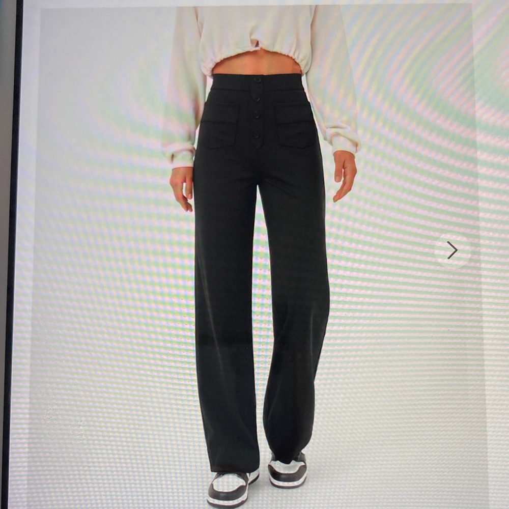 Halara high waisted button front pants